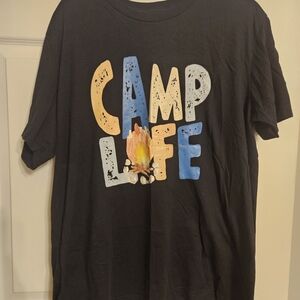 Camp Life Unisex Tee - Black